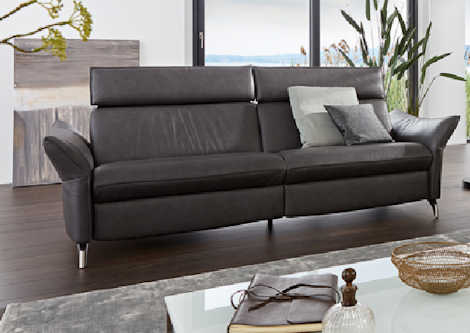 Ledersofa Z20145 - 2,5 Sitzer mit Funktion