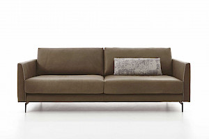 Ledersofa Z20455 - braun, 3-Sitzer