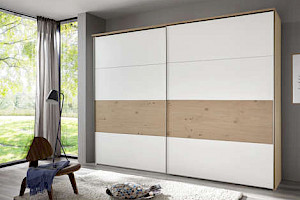 Kleiderschrank Balkeneiche Lack Z20531