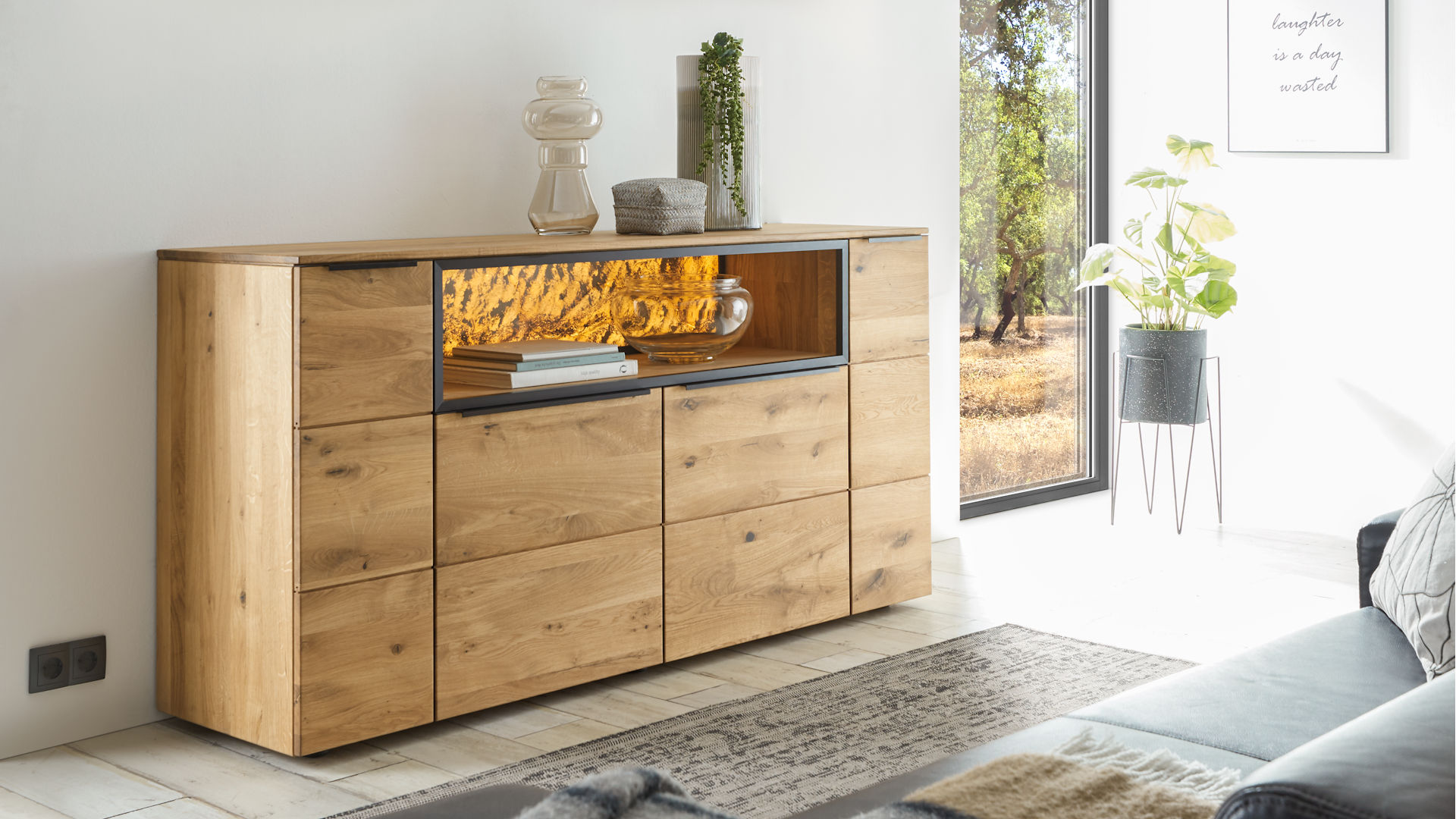 Sideboard Z20905-2- Asteiche massiv