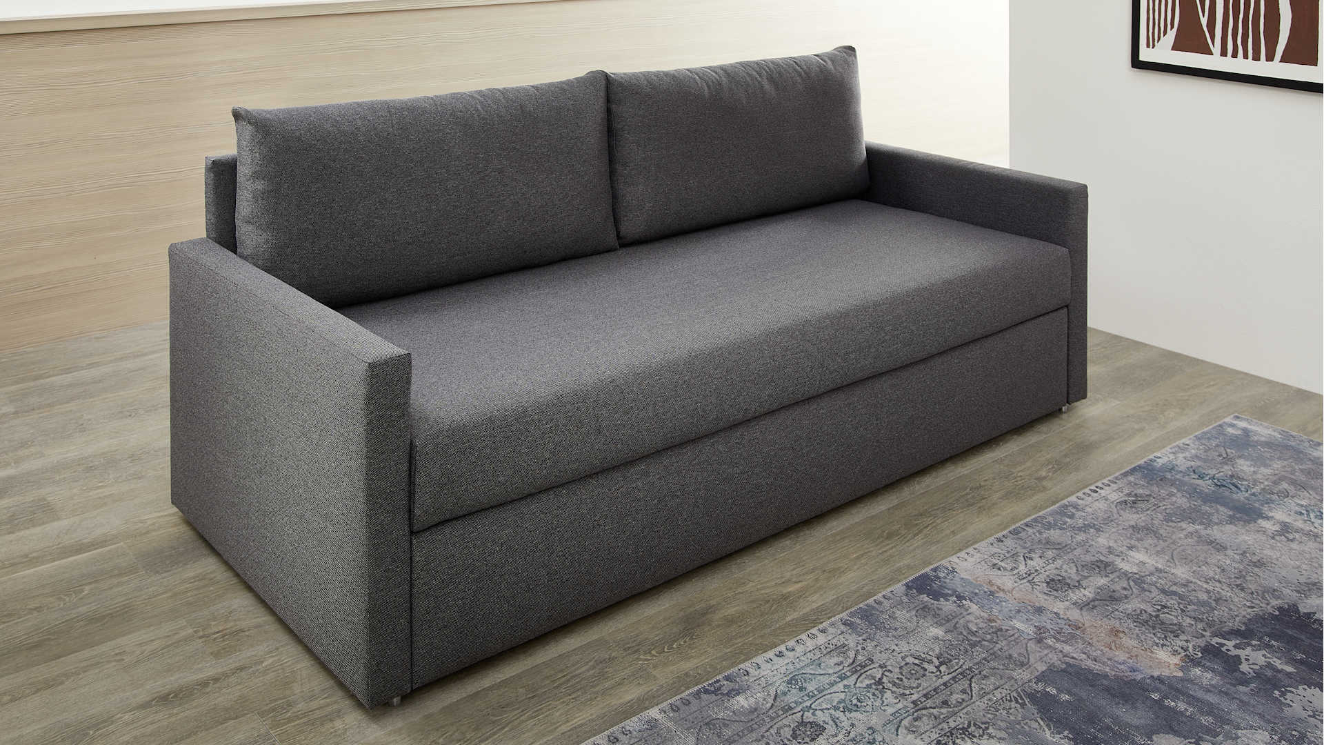 Schlafsofa Z21656 - Stoffbezug grau